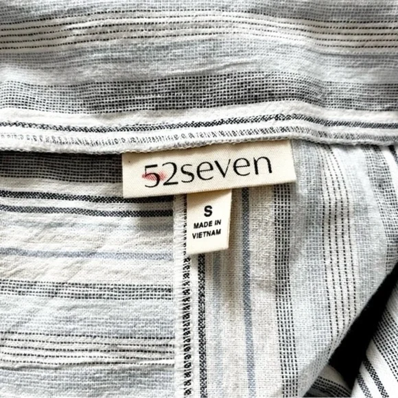 52seven Stripe Sleeveless Dress Size Small - Picture 10 of 14